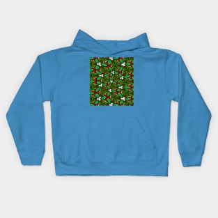 Colorful Glass Flower Pattern Kids Hoodie